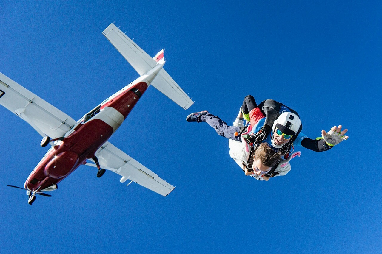 choc émotionnel saut dans le vide