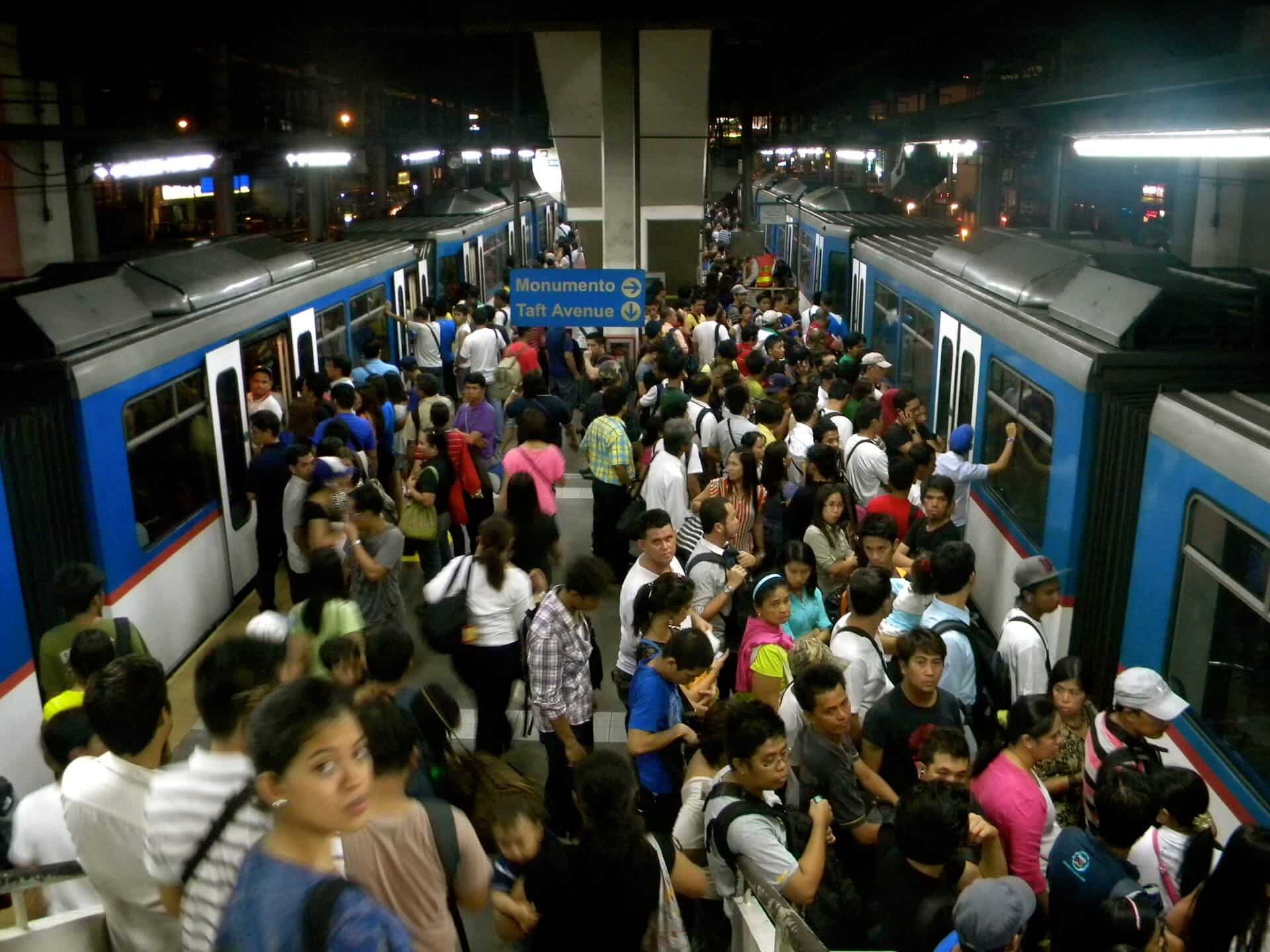 La foule dans le métro