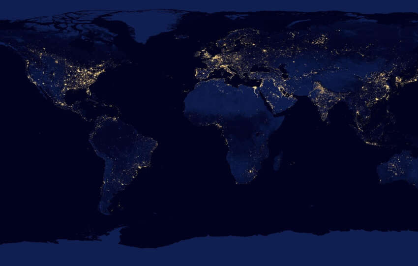 carte du monde en noir et blanc mappemonde noire